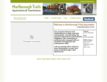 Tablet Screenshot of marlboroughtrails.com